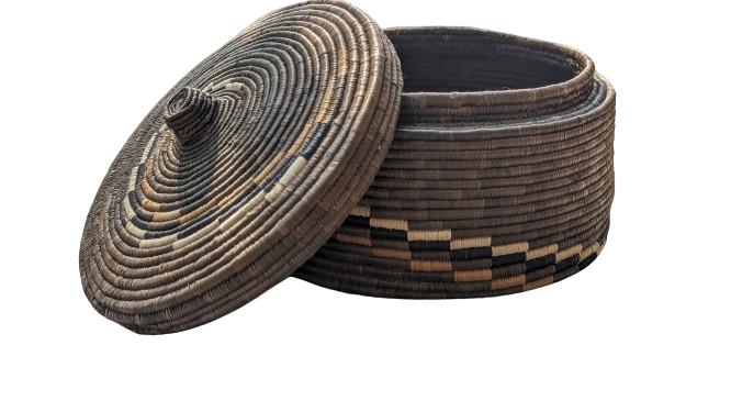 Medium Lidded Basket