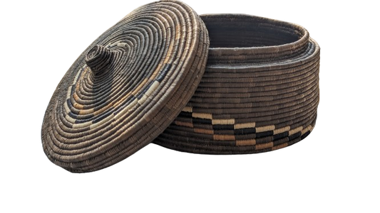 Medium Lidded Basket