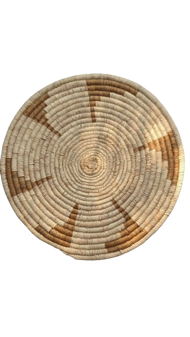 Small Patterned Woven Wall Plate