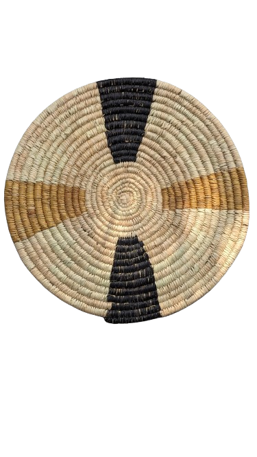 Extra Small Patterned Woven Wall Plate