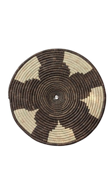 Small Patterned Woven Wall Plate