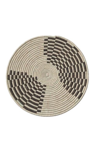 Large Patterned Woven Wall Plate