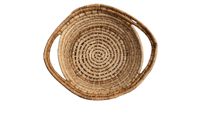 Small Plain Fruit Basket with Handles