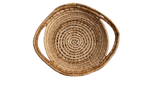 Small Plain Fruit Basket with Handles