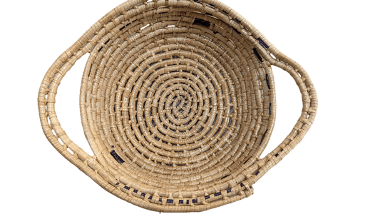 Small Plain Fruit Basket with Handles