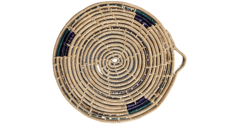 Medium Plain Woven Wall Plate