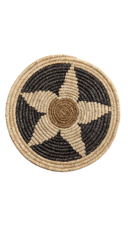 Small Patterned Woven Wall Plate