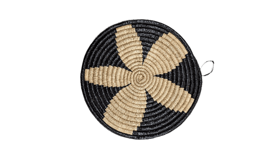 Extra Small Patterned Woven Wall Plate