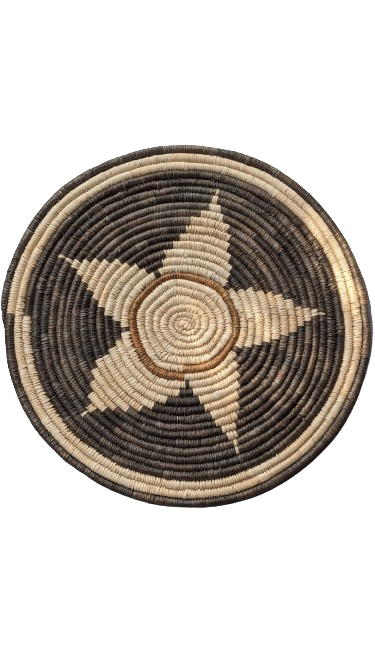 Small Patterned Woven Wall Plate