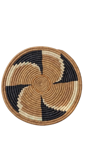 Small Patterned Woven Wall Plate