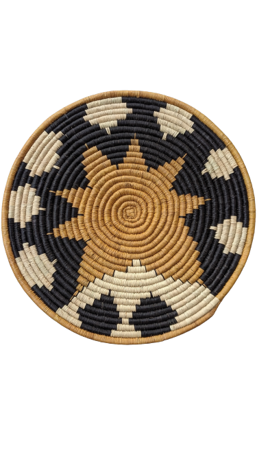 Medium Patterned Woven Wall Plate