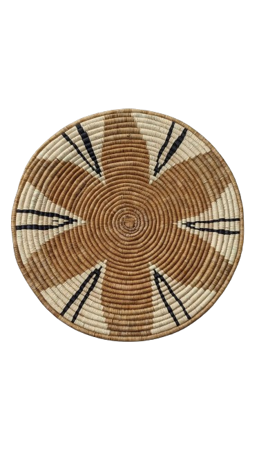 Medium Patterned Woven Wall Plate