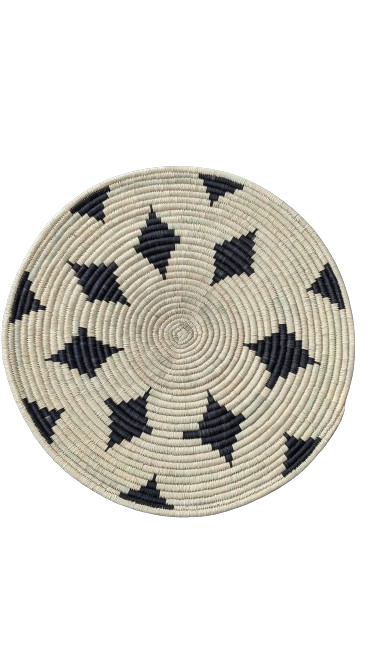 Large Patterned Woven Wall Plate