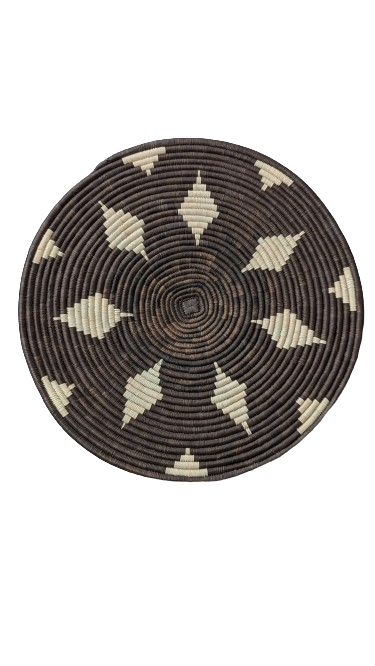 Large Patterned Woven Wall Plate