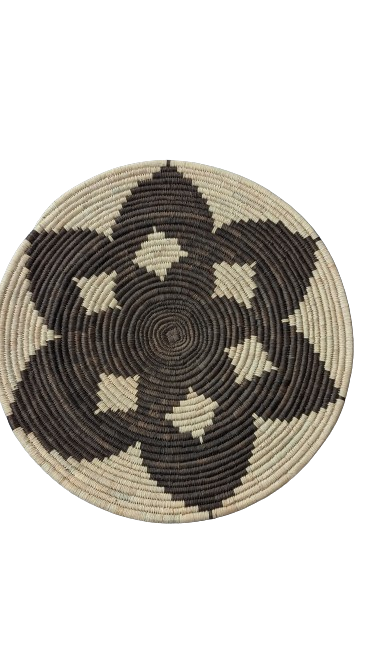 Large Patterned Woven Wall Plate