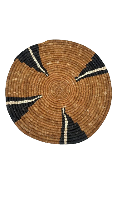 Large Patterned Woven Wall Plate